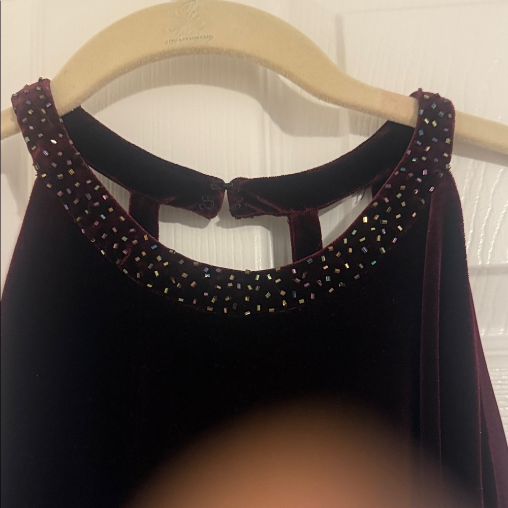 NWT Elegant Wine Maxi Dress